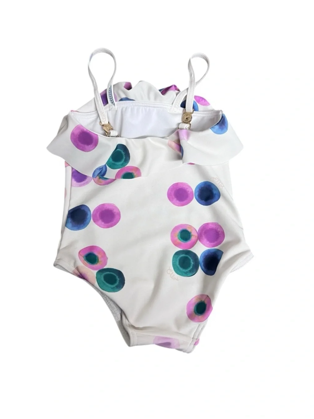 Chloé One Piece Abstract Dot Print‎ Bathing Suit Swimsuit Bikini 6 months